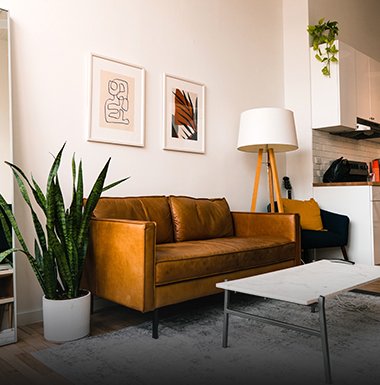 Livingroom design with sofa