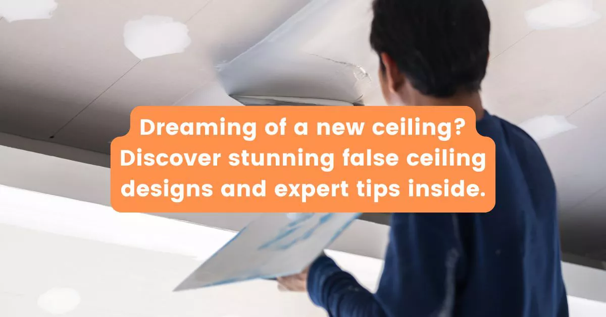 Modern false ceiling design with elegant lighting in a stylish living room.